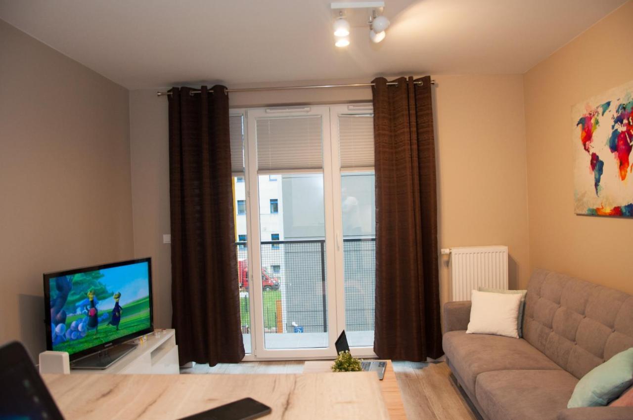 Apartament Cybernetyki Mokotow Varšava Exteriér fotografie